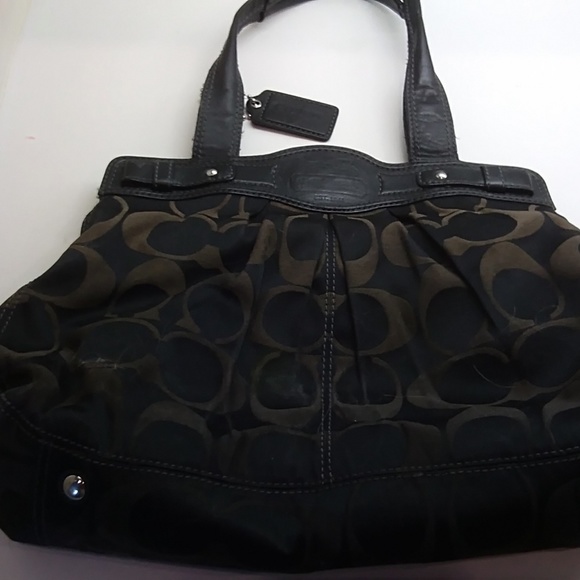 Coach Black Satchel - Picture 7 of 8